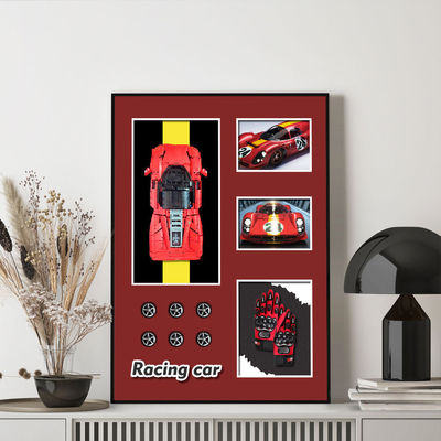 Stylish Building Blocks Design Modern Anniversary Format for Hanging Sofa Background