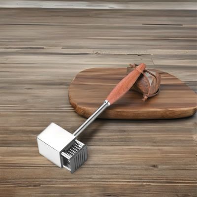 36-Blade Stainless Steel Meat Tenderizer Aluminum Defrosting Tray for Home Kitchen and BBQ