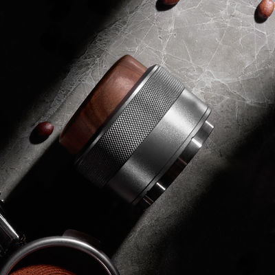 Wooden Lid 304 Stainless Steel Tamper Coffee Leveler for 51mm 53mm 58mm Espresso Coffee