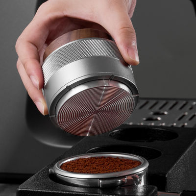 Wooden Lid 304 Stainless Steel Tamper Coffee Leveler for 51mm 53mm 58mm Espresso Coffee