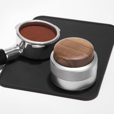 Wooden Lid 304 Stainless Steel Tamper Coffee Leveler for 51mm 53mm 58mm Espresso Coffee