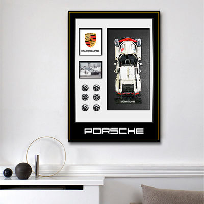 Decorative Custom Size Modern Sports Car Wall Art Display Frame with Hanging Function