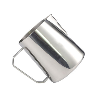 Coffee Tea Tools Stainless Steel 304 350ml 600ml 12oz Frothing Pitcher with Spout
