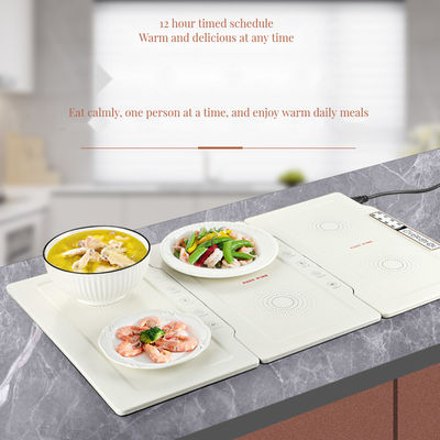 Fast Heating Foldable Electric Warming Tray with 10 Gears and Smart Temperature Control
