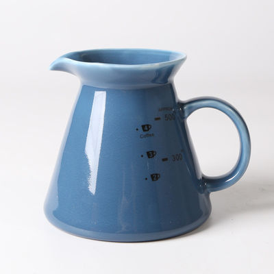 Unique Design Style Coffee Tea Tools Blue and White Ceramic Pour over Coffee Dripper