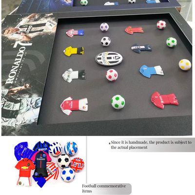 Messi Star Football 3D Modern Style Hanging Painting with Building Blocks Still Life Pattern Electric Format