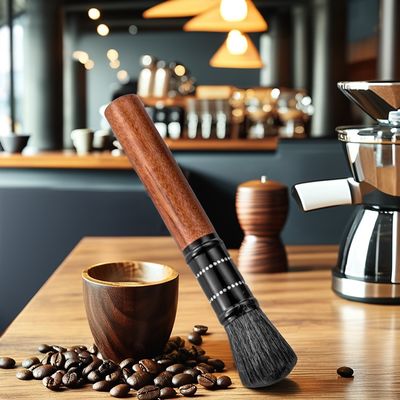 Stainless Steel Coffee Beans Tamper 58mm Eco-Friendly Metal Wooden Espresso Tamper