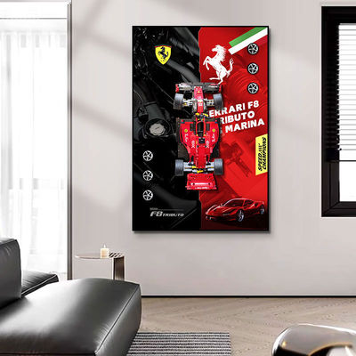 Creative Three-Dimensional Wall Murals Luxury Sports Car Background Hanging Painting