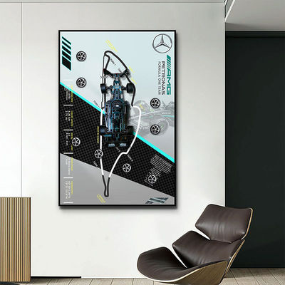 Creative Three-Dimensional Wall Murals Luxury Sports Car Background Hanging Painting