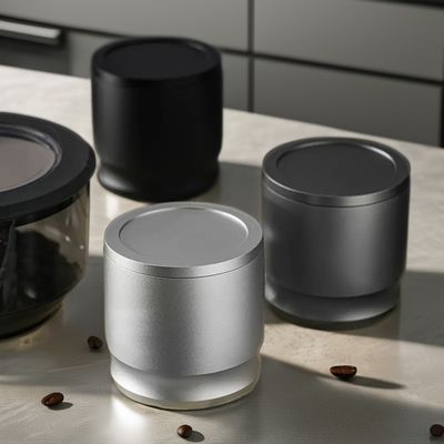 Powder Collector Matching Utensils with Coffee Milk Frother Mixer Stocked Handle