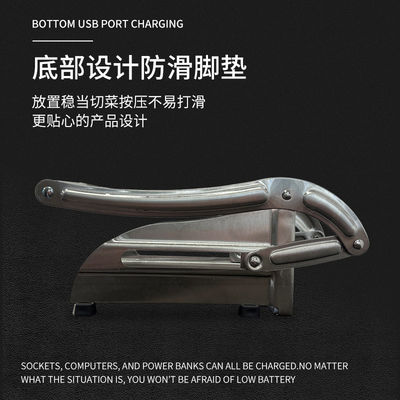 Home Kitchen Essential Stainless Steel French Fries Cutter for Perfect Cucumber Fries