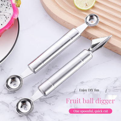 Hand Vegetable Slicer and Watermelon Ball Spoon Set for Multifunctional Kitchen Tools