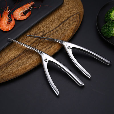 Stainless Steel Shrimp Peeler with Fish Belly Knife Streamlined Seafood Processing Tool
