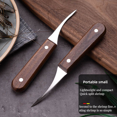 Stainless Steel Shrimp Peeler with Fish Belly Knife Streamlined Seafood Processing Tool