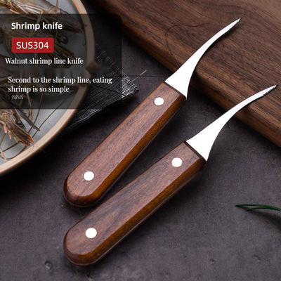 Efficiently Prepare Fish and Seafood with this Durable Stainless Steel Shrimp Peeler