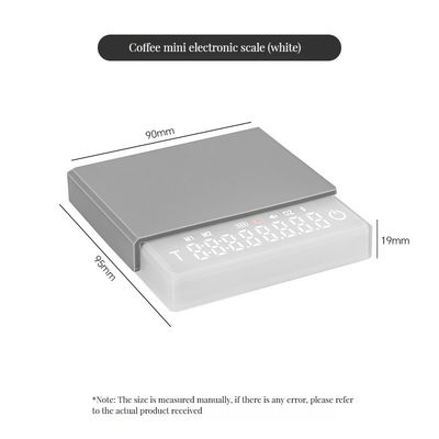 Rectangle Mini Kitchen Electronic Digital Coffee Scale with Weight Measuring Function