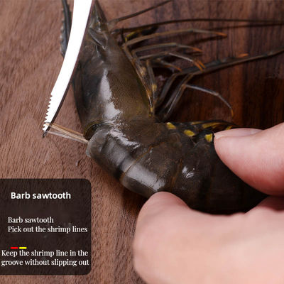 Seafood Peeling Sustainable Stainless Steel Fish Belly Shrimp Knife for Professionals