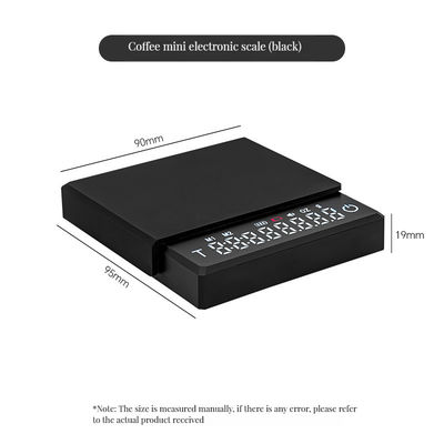 3Kg Portable Electric Coffee Scale with Timer and Weight Measuring Function WITH LID