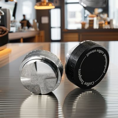 51/53/58mm Barista Tool Stainless Steel Coffee Tamper with Aluminum Alloy Base