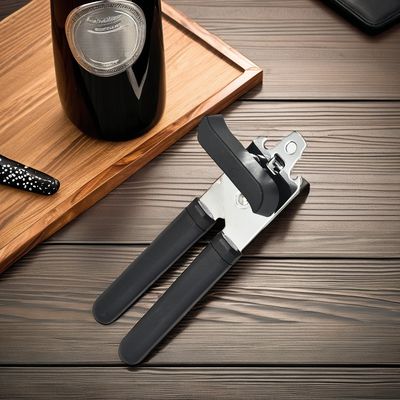 Versatile Household Can Opener with Custom Logo and Durable Stainless Steel Material