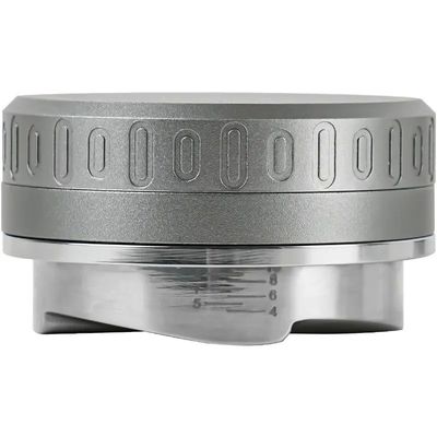 Adjustable Depth Eco-Friendly Coffee Dispenser and Espresso Tamper with Walnut Handle