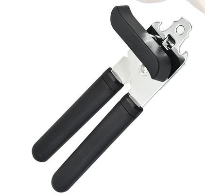 Ergonomic Multi-Function Manual Can Bottle Opener with Custom Size and Silicone Metal
