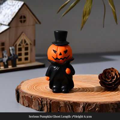 Ghost Resin Halloween Decorations Customized Size Pumpkin Head Devil Ornament for Home