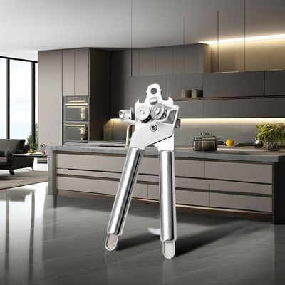 Home and Commercial 3-in-1 All-In-One Kitchen Essential Metal Can Opener Corkscrew Knife