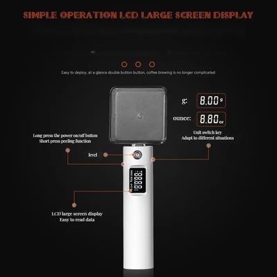 Round LCD Display Rechargeable Kitchen Spoon Scale for Smart Nutrition and Baked Food