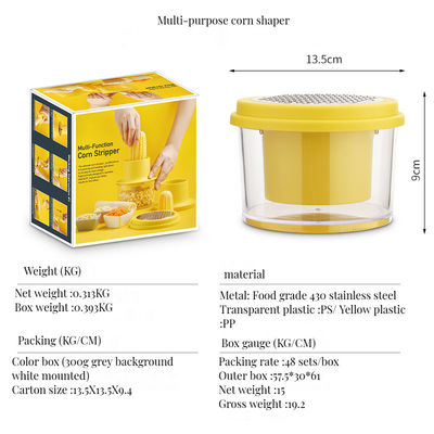 Multi-Function Stainless Steel Corn Peeler Vegetable Grater Metal Cutter Fruit Vegetable Tools Type Cherry Pitters