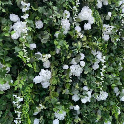 Customized Size Silk 3D Floral Cloth Wall Decor for Wedding Landscape or Mother's Day