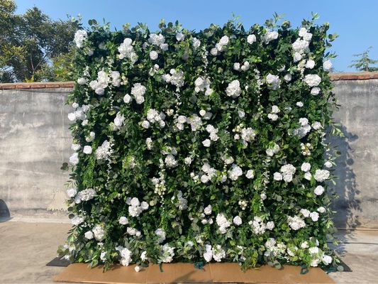 Customized Size Silk 3D Floral Cloth Wall Decor for Wedding Landscape or Mother's Day