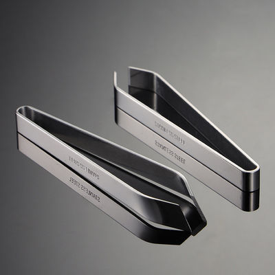 Stainless Steel Fishbone Removal Tweezers and Bamboo Clamp Tool for Melamine Utensils