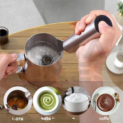 HIMATIMES Custom Color Milk Frother Rechargeable Portable for Any Whisk Selection