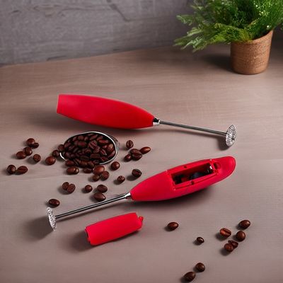 2023 Battery Operated Stainless Steel Whisk Electric Coffee Frother for Milk Frothing