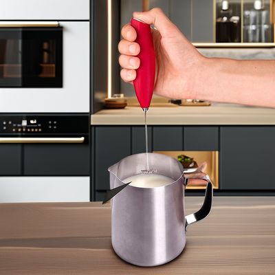 2023 Battery Operated Stainless Steel Whisk Electric Coffee Frother for Milk Frothing