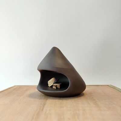 Metal Lotus Leaf Backflow Incense Burner with Smoke Back Flow Cones and Customized Color