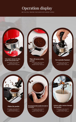 58mm Manual Barista Tool Eco-Friendly PC Material for Modern Espresso Distributor