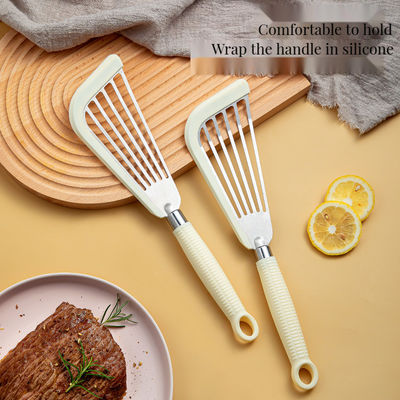 Nonstick Metal Fish Spatula Slotted Turner Set for Stir-Frying Cooking Utensils Boxed