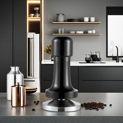 58mm Stainless Steel Coffee Tamper Constant Force Distribution for Pressing Coffee Powder