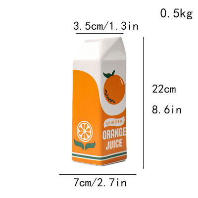 Small Unique Orange Fruit Ceramic Vase Perfect for Home Restaurant and Hotel Decor