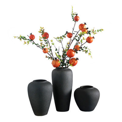 Ceramic Vase Irregular Shape for Chinese Style Flower Arrangement and Tabletop Garden