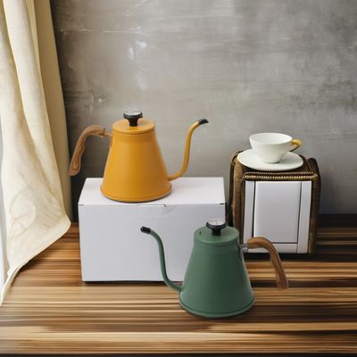 Stainless Steel Pour-over Coffee Kettle Set for Modern Kitchen by Highwin Design