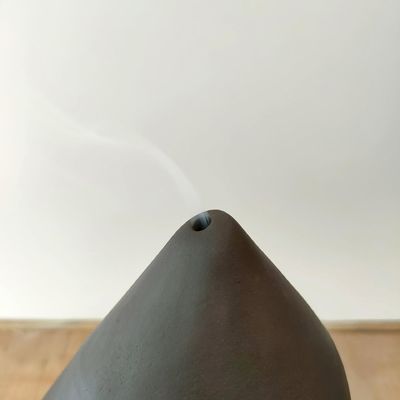 Chinese Style Mini Ceramic Incense Burner with Customized Logo Metal Incense Holder