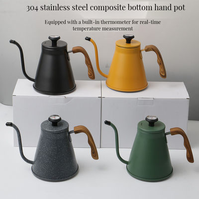 Gooseneck Coffee Kettle Set for Pour over Brewing Made of Food Grade Stainless Steel
