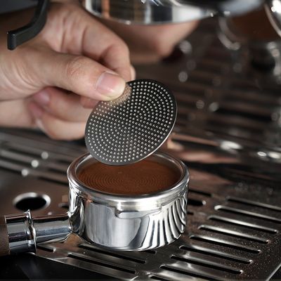 Contemporary Design 51mm Stainless Steel Coffee Puck Screen for Professional Baristas
