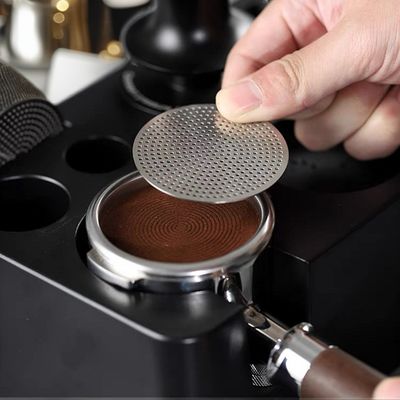 Barista-Approved 58mm Stainless Steel Coffee Puck Screen for Modern Tea Grinders