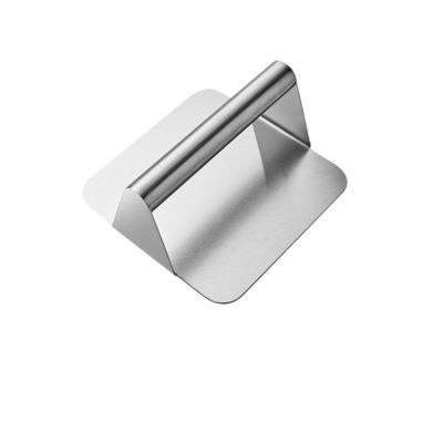 Square Design Non-Stick Stainless Steel Burger Press Easy Grilling Fabric Tool/Apron