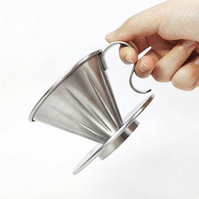 Unbreakable Stainless Steel Dripper for Milk Tea Portable Handle Foam Maker Included