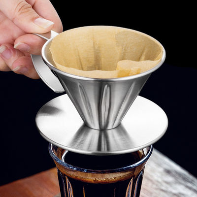 Unbreakable Stainless Steel Dripper for Milk Tea Portable Handle Foam Maker Included